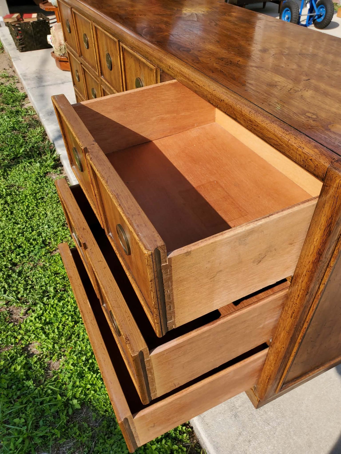 Campaign Mid-Century Style Dresser