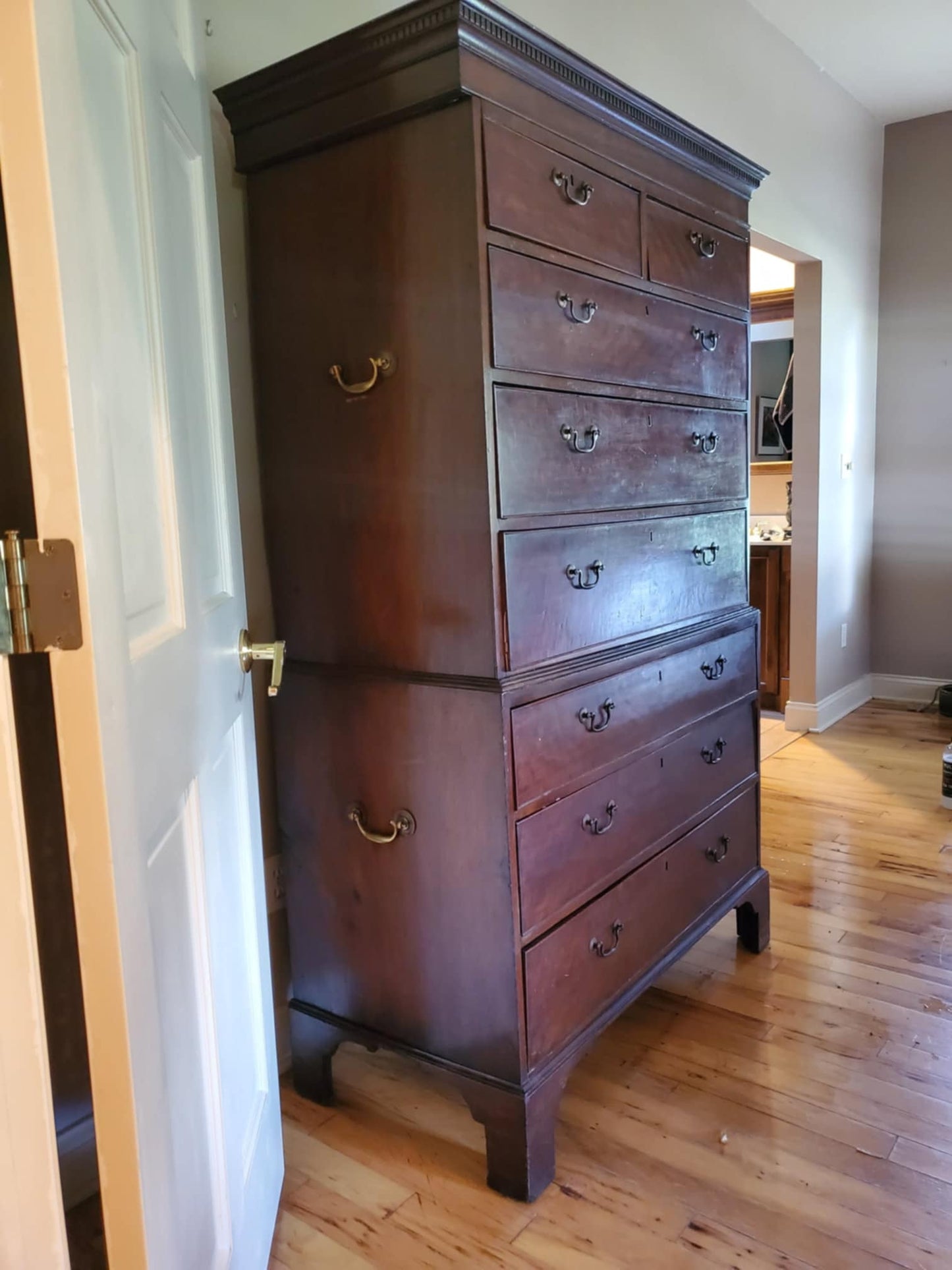Antique 18th Century Georgain Style Tallboy Chest