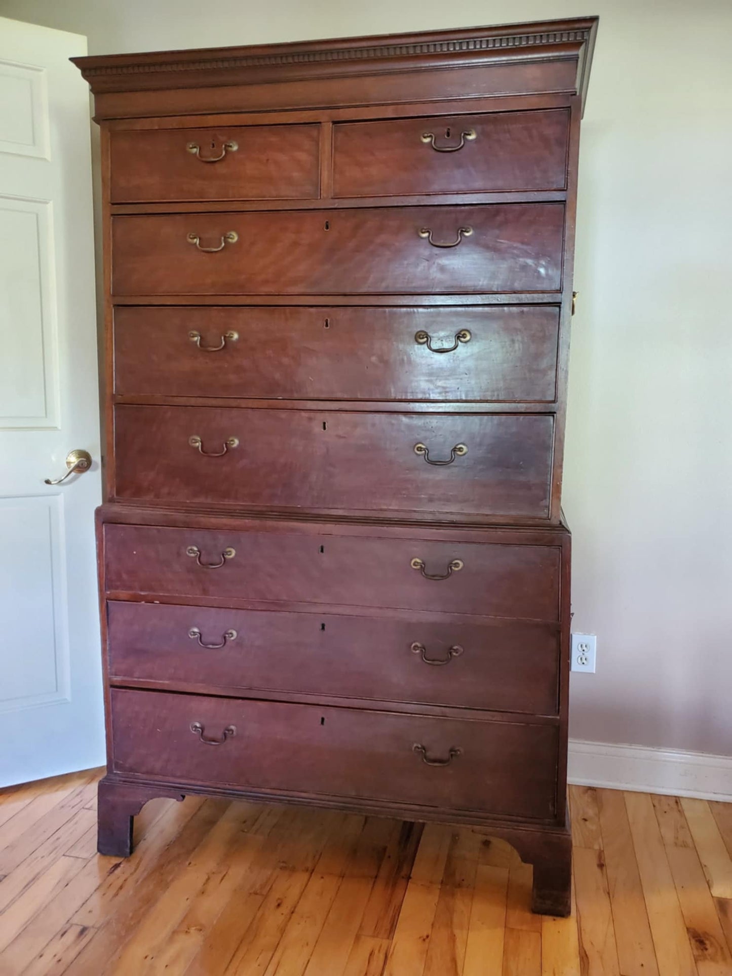 Antique 18th Century Georgain Style Tallboy Chest