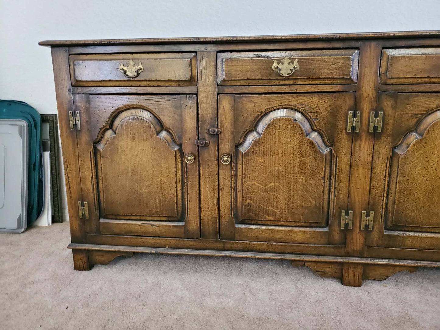 Vintage Early American Sideboard or Buffet