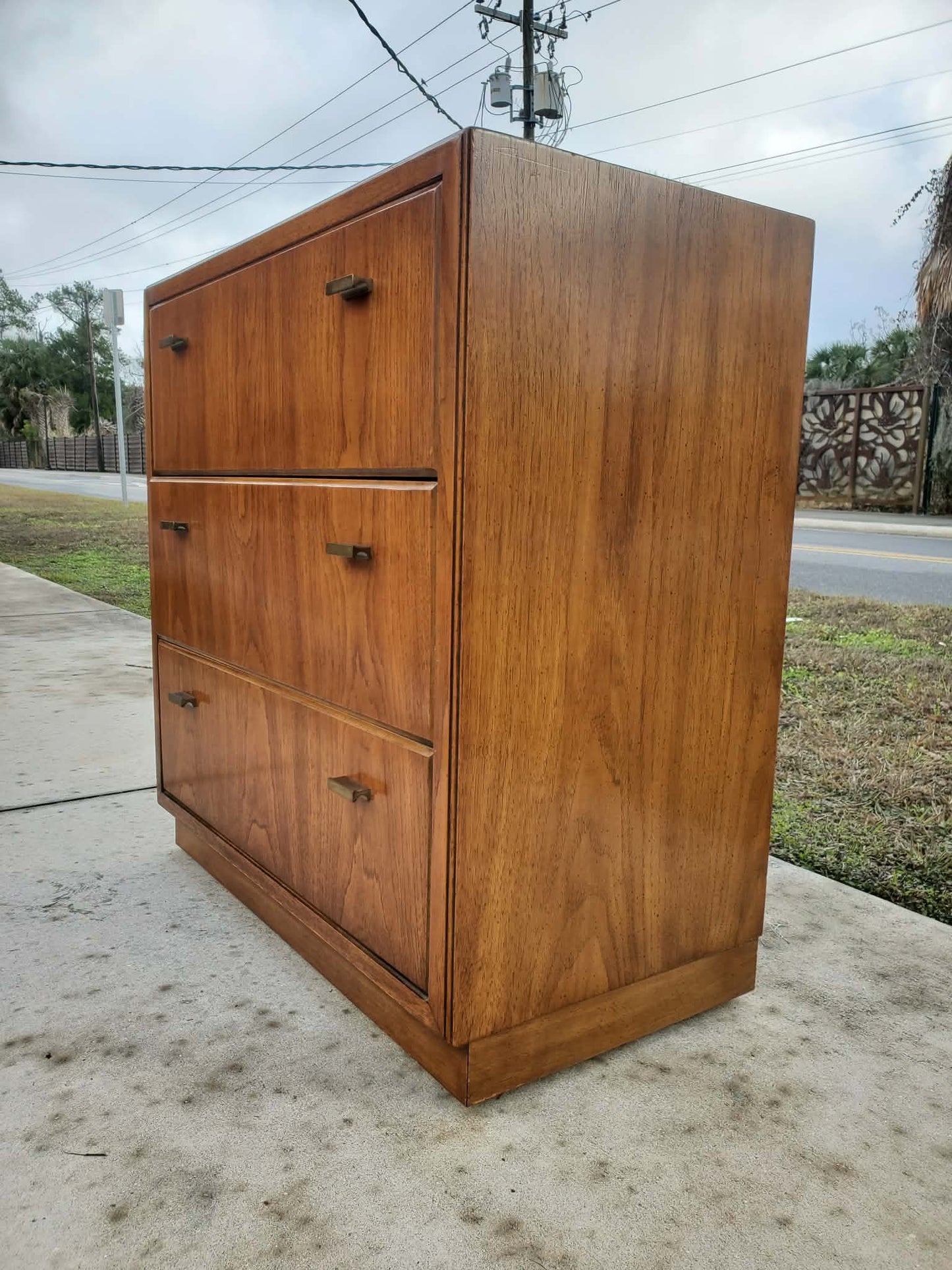 Drexel Tree Drawer Dresser - Vintage Mid-Century Modern Dresser
