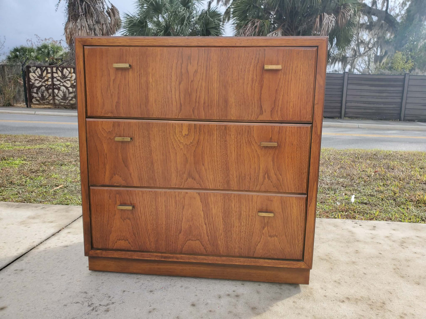 Drexel Tree Drawer Dresser - Vintage Mid-Century Modern Dresser