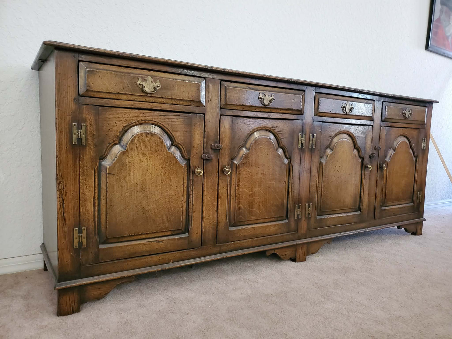 Vintage Early American Sideboard or Buffet