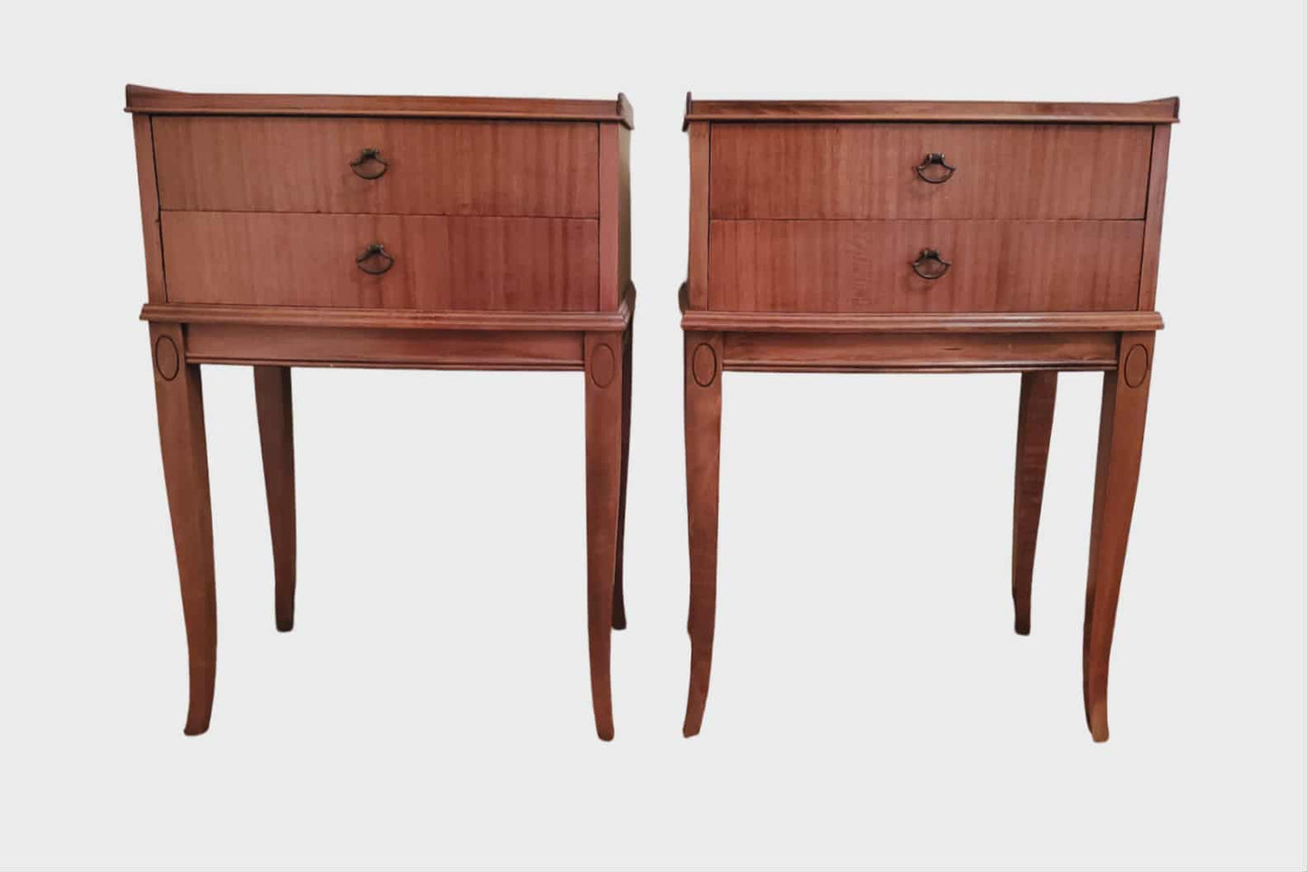 Early 20th Century Louis XVI Style Nightstands/Pair of Vintage Louis Style Side Tables