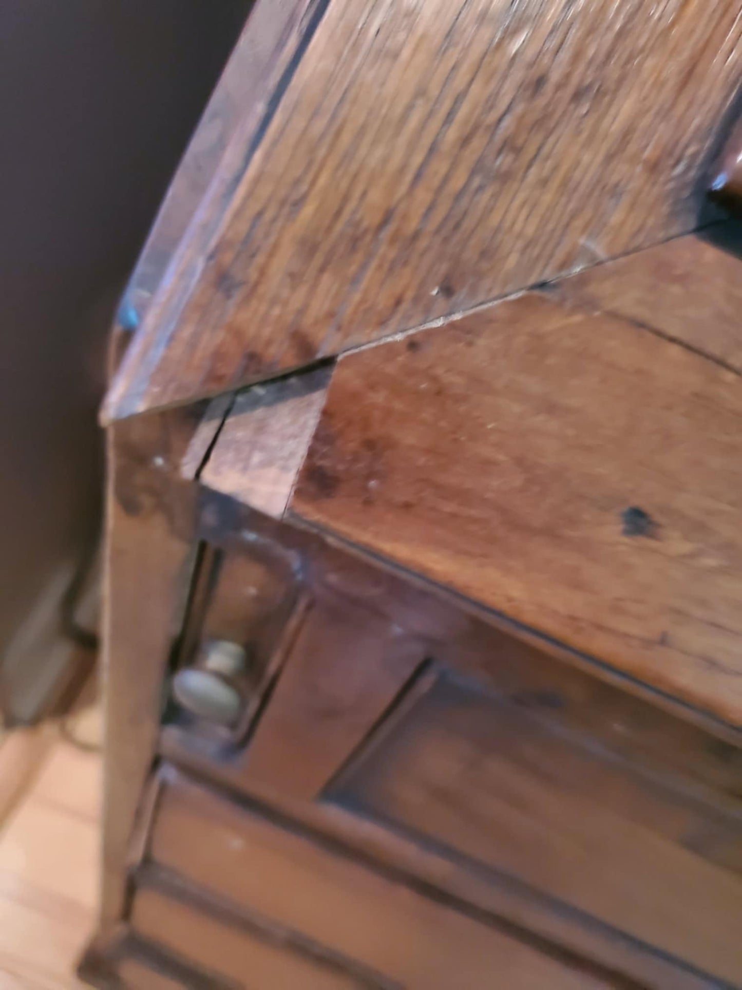 Antique Desk/ Antique Bookcase/ 1800's Large Bookcase/ Large Desk