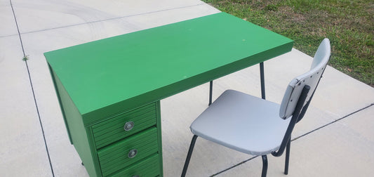 Mid-Century Childs Desk/ Refinished Kid Desk