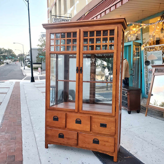 Mission Style Curio **SOLD**
