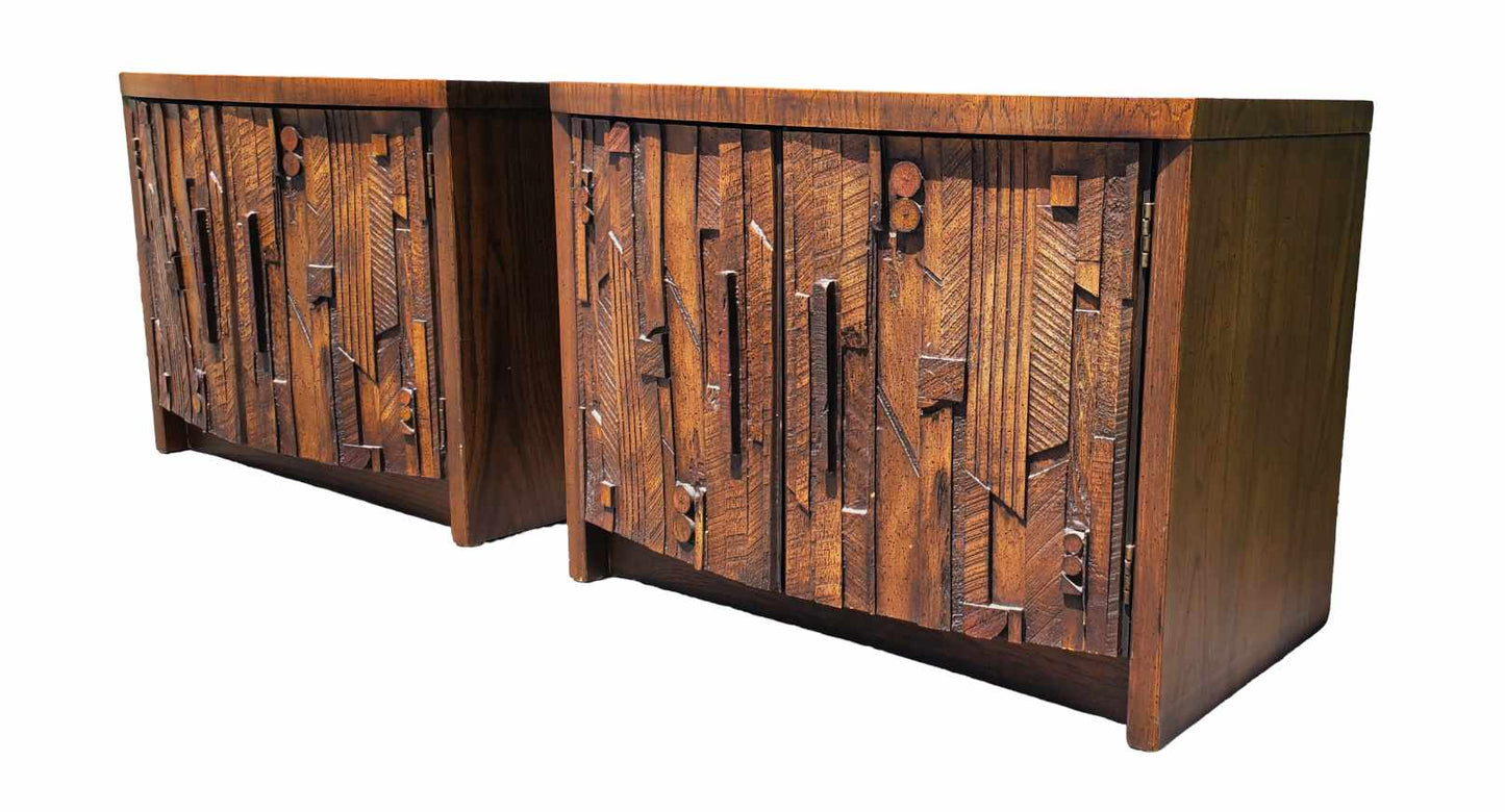 Brutalist Nightstands *SOLD*
