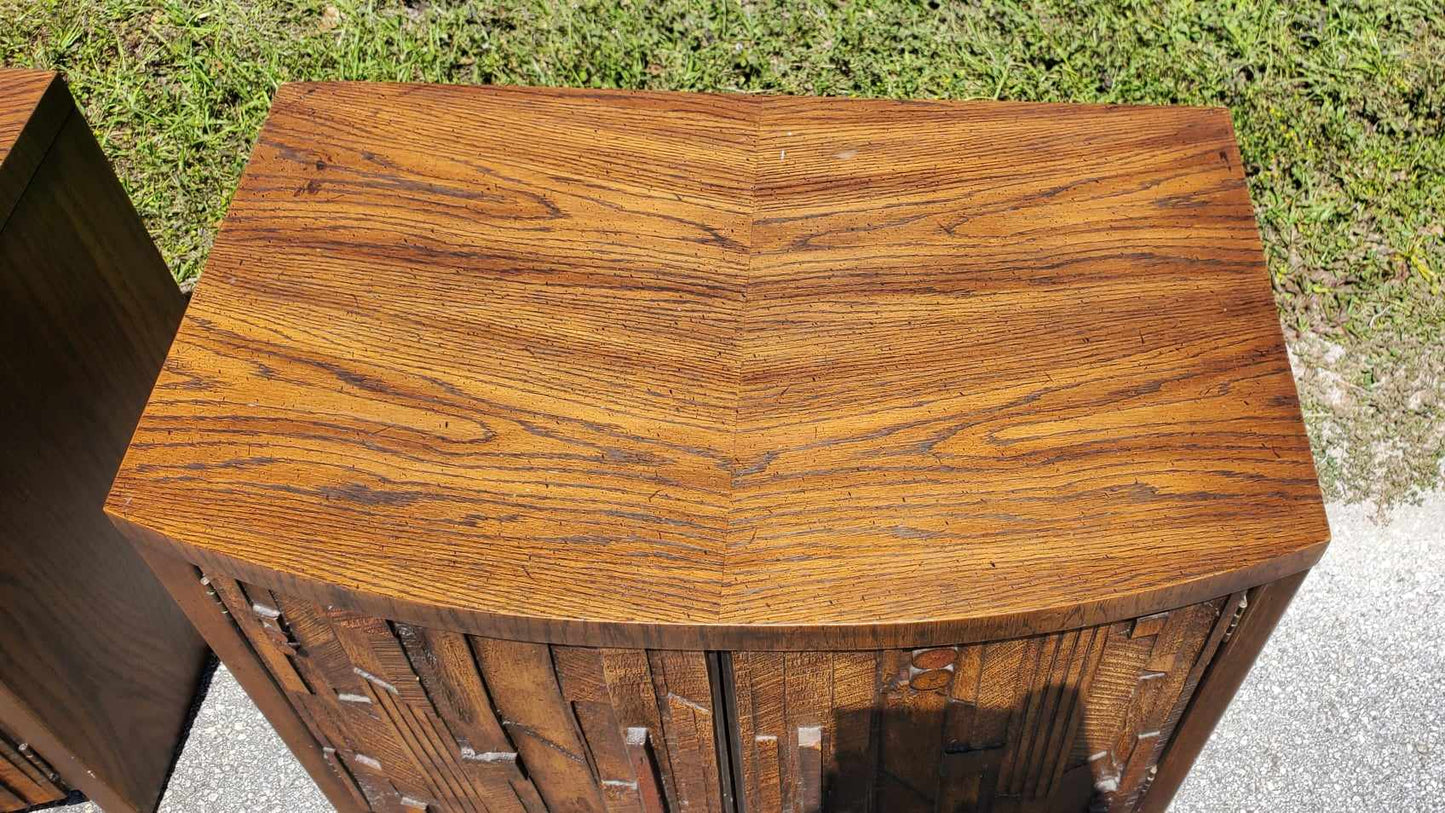 Brutalist Nightstands *SOLD*