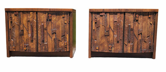 Brutalist Nightstands *SOLD*