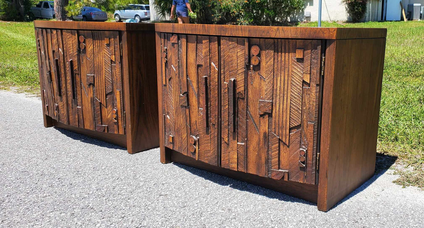 Brutalist Nightstands *SOLD*