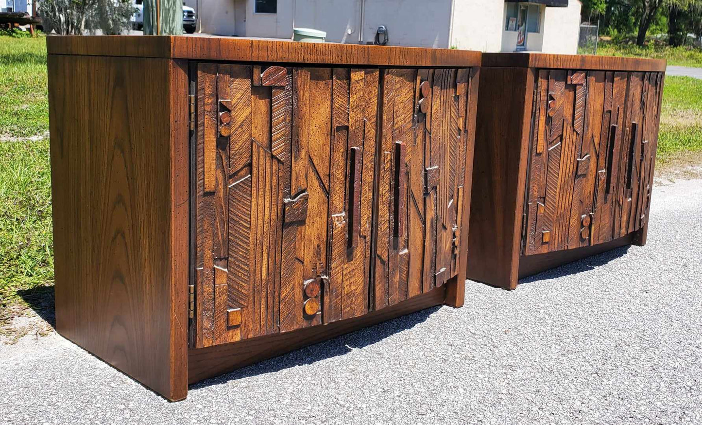 Brutalist Nightstands *SOLD*