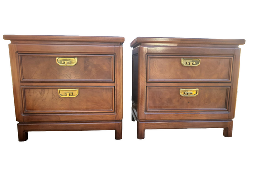 SOLD**SOLD**Chinoiserie Thomasville Vintage Nightstands
