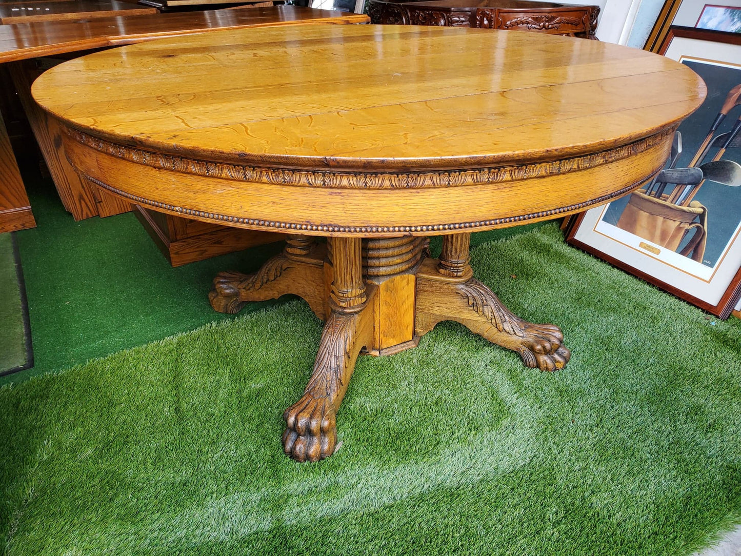 Antique Claw Foot Table