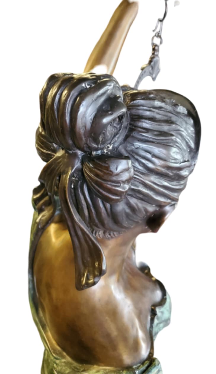 Bronze Lady of Justice Statue